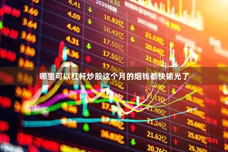 哪里可以杠杆炒股这个月的烟钱都快输光了