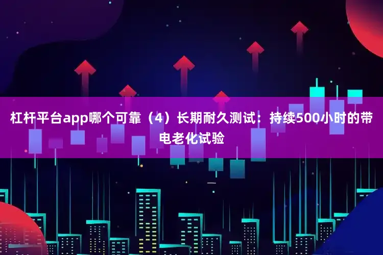 杠杆平台app哪个可靠（4）长期耐久测试：持续500小时的带电老化试验