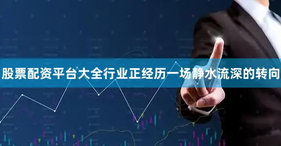 股票配资平台大全行业正经历一场静水流深的转向