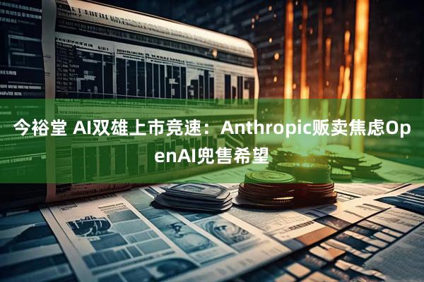 今裕堂 AI双雄上市竞速：Anthropic贩卖焦虑OpenAI兜售希望